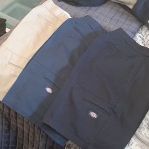 Dickies shorts blue, tan, black